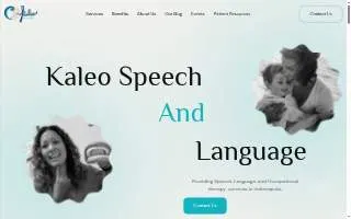 Kaleo Speech and Language website