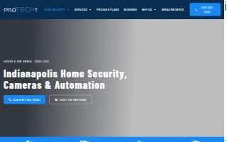 ProTECHt Home Security of Speedway website