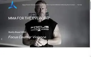 Focus Counter Violence website