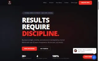 Intense Conditioning website