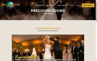 Precision Sound DJ website