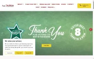 The Shrine of Christ's Passion website