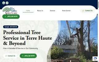 Blue Collar Tree Care website