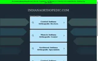 Indiana Orthopedic Institute - Terre Haute website