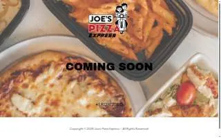 Joe’s Pizza Express website