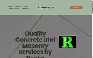 Rooks Concrete Construction and Custom Flooring