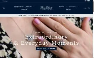 Ross Elliott Jewelers website