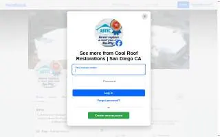 The Roof Restoration Company website