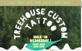 Treehouse Custom Tattoo of Valparaiso