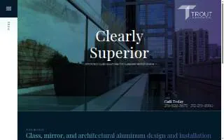 Trout Glass & Mirror website