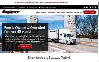Bestway Express Inc. website