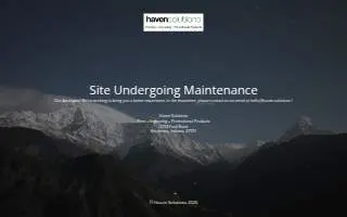 Haven Solutions website