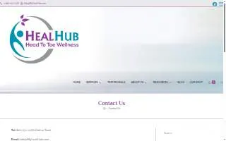 HealHub, LLC website
