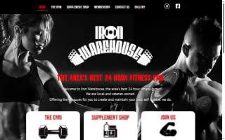 Iron Warehouse website
