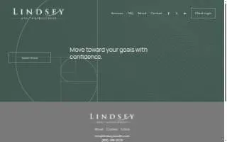 Lindsey Wealth Management website