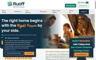 Ruoff Mortgage of Vincennes website