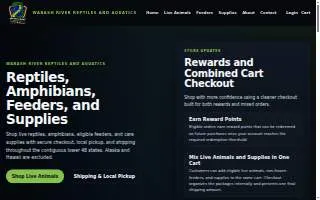 Wabash River Reptiles and Aquatics website