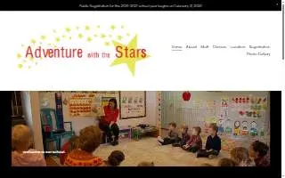 Adventure with the Stars website