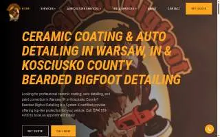 Bearded Bigfoot Detailing website