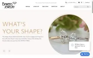 Bowers Jewelry - Warsaw website