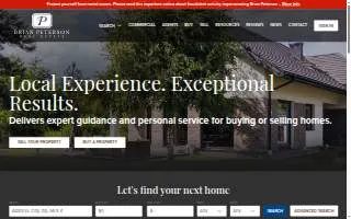 Brian Peterson Real Estate website