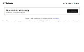 Kosciusko Community Senior Services website