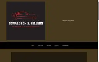 Donaldson & Sellers Professional Automotive Service website