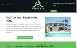 Gabhart Land Surveying website