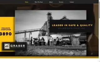 Graber Construction website
