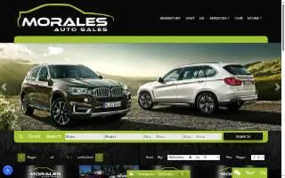 Morales auto sales website