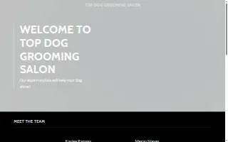 Top Dog Grooming Salon website