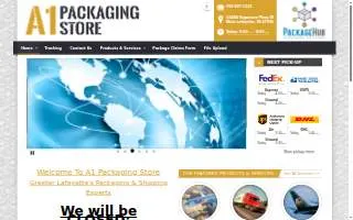 A1 Packaging Store of West Lafayette website