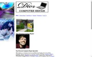Dior Computer Repair, LLC of West Lafayette website