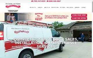 Overhead Door Company of Lafayette website