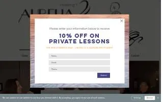 Aurelia Dance Studio website