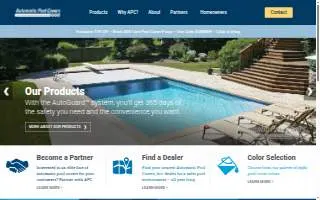 Automatic Pool Covers, Inc. website