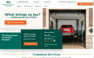 Christian Brothers Automotive Westfield website