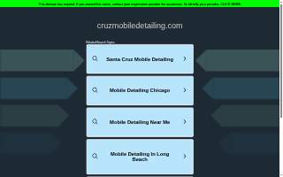 Cruz's Mobile Detailing