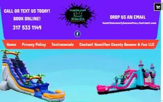 Hamilton County Bounce & Fun LLC website