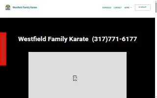 Westfield Family Karate website