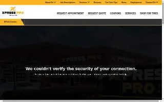Xpress Pro Tire & Auto Westfield website