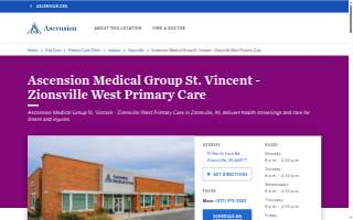 Ascension Medical Group St. Vincent - Zionsville West Primary Care