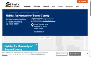 Habitat for Humanity ReStore Boone County website