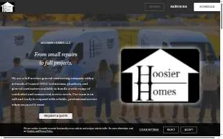 Hoosier Homes Lawn & Landscape LLC website