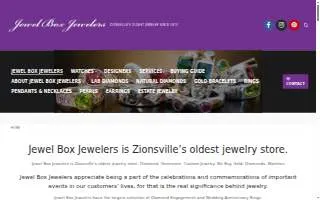 Jewel Box Jewelers website