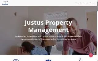 Justus Property Management Inc website