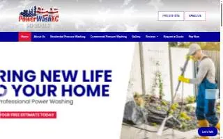 Power Wash KC, LLC website