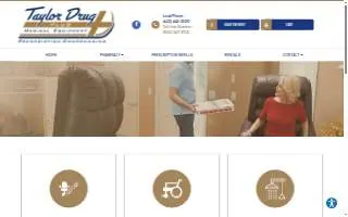 Taylor Drug website
