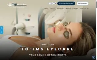 TMS Eyecare website