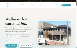 BeYOUthful IV Med Spa website